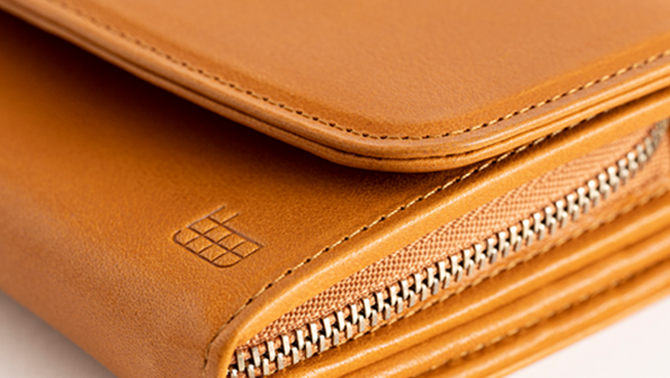 IKUTA KABAN CURUMI L(クルミウォレット エル) RICH BROWN