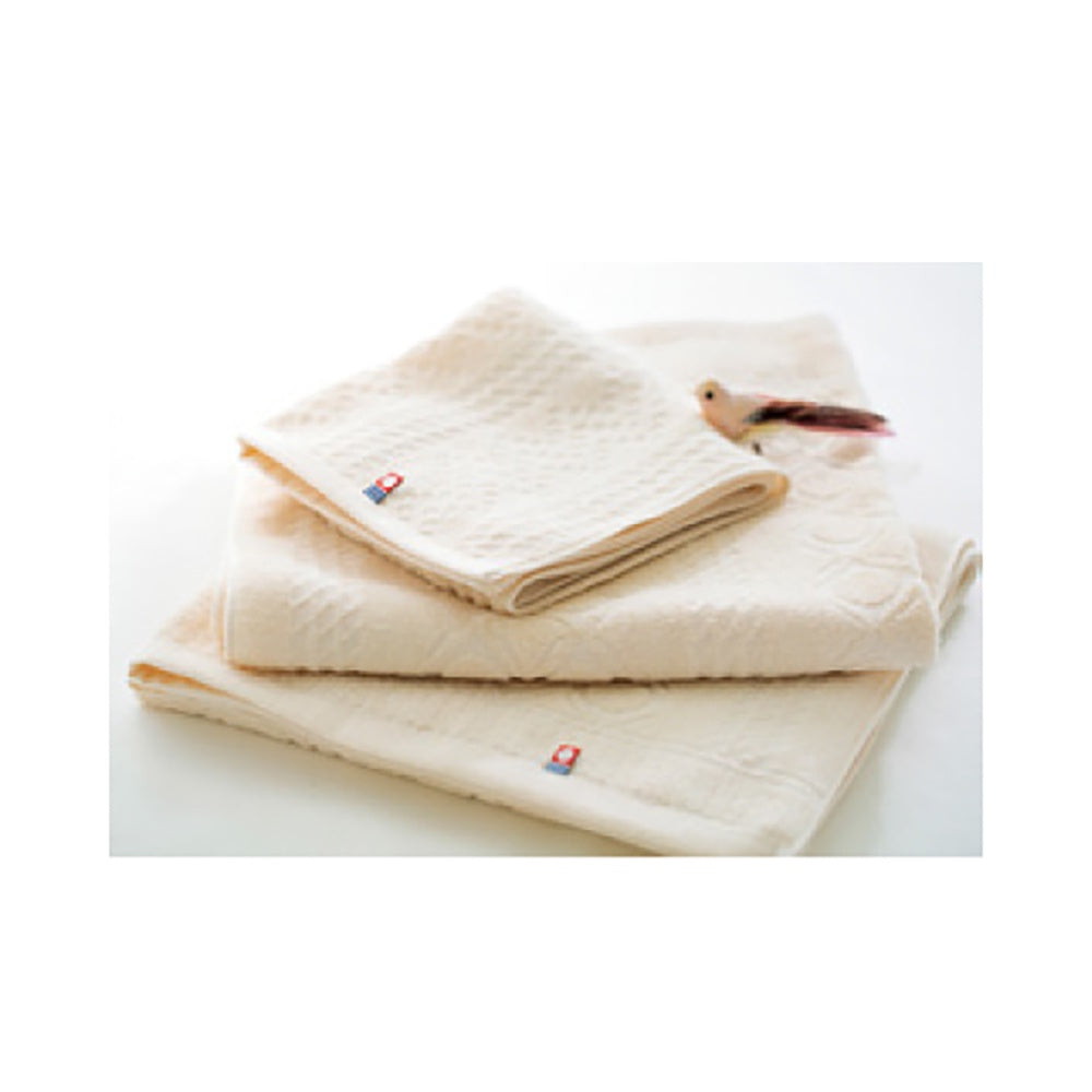 Imabari RIPIN Gentle Towel 4pc Gift Set (Bath Towel 1pc, Face Towel 2pc, Wash Towel 1pc)