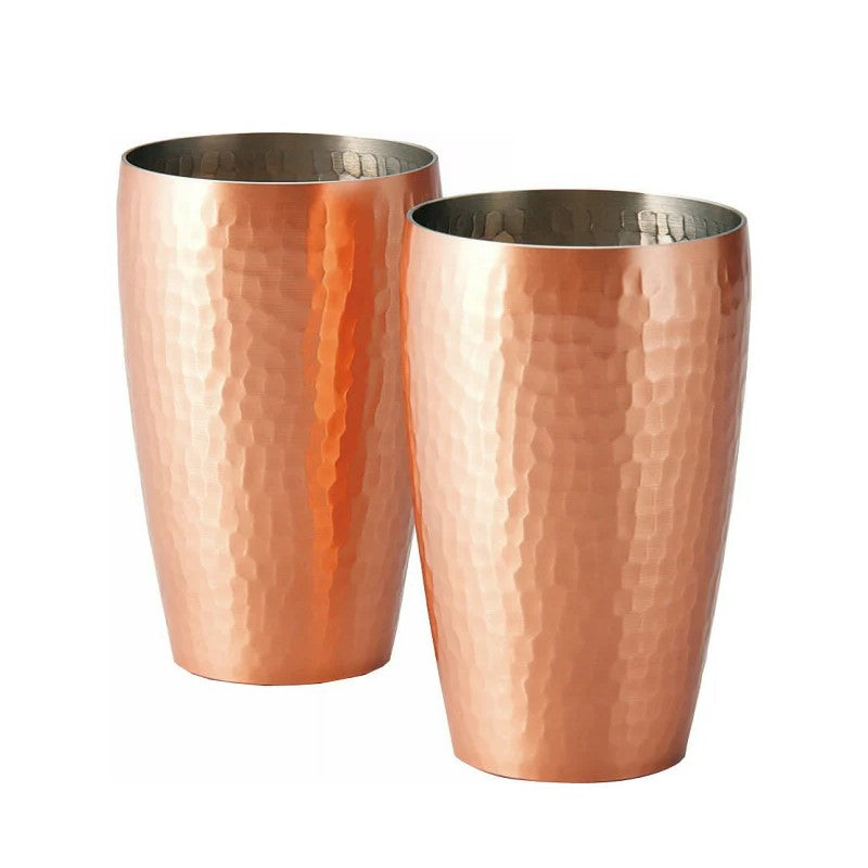 SHINKODO 新光堂 Pure Copper S-Type Tumbler 2pcs Set