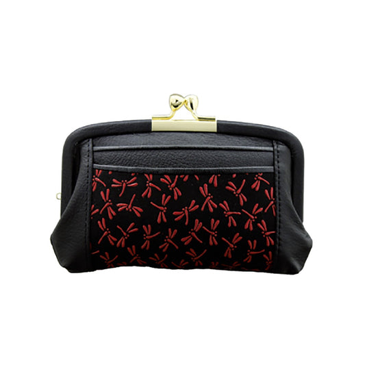 INDEN Dragonfly parent and child squirrel wallet (red) [Direct from Japan]