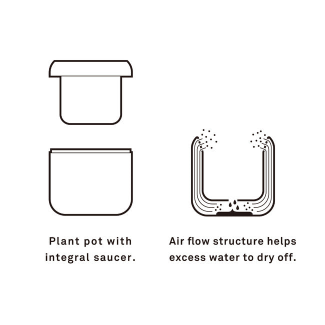 FUJITA KINZOKU Plant Pot HACHI