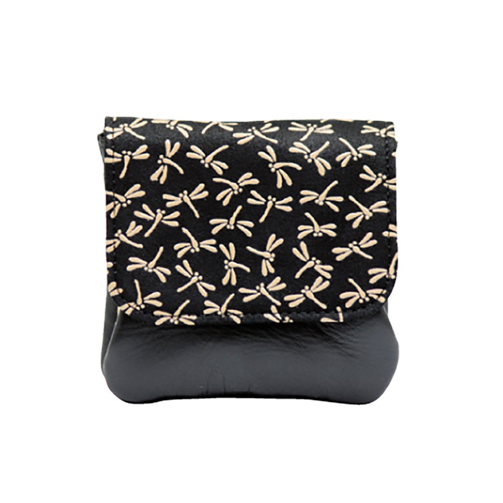 INDEN Dragonfly pattern Kabushima Purse (Beige) [Direct from Japan]