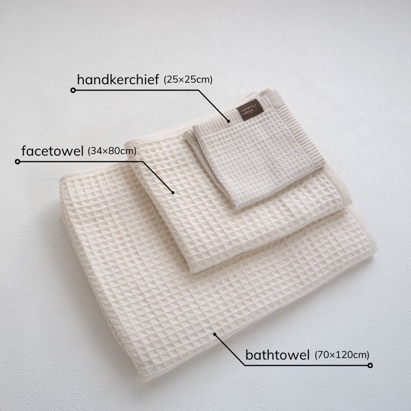 Sensyu Nanbuori Full Organic Soft Waffle Handkerchief